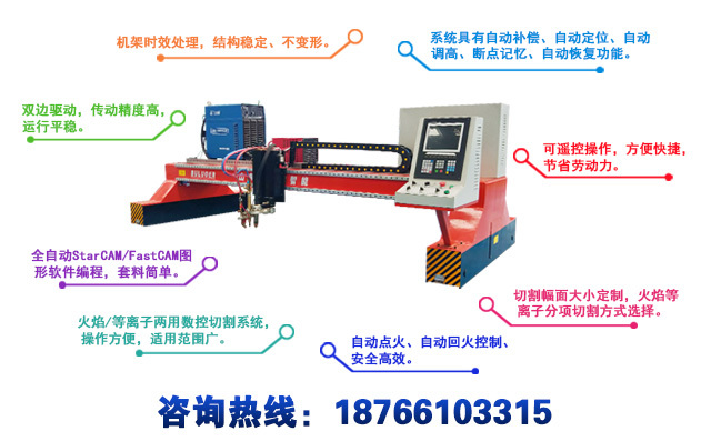 龍門式數控切割機特點優勢